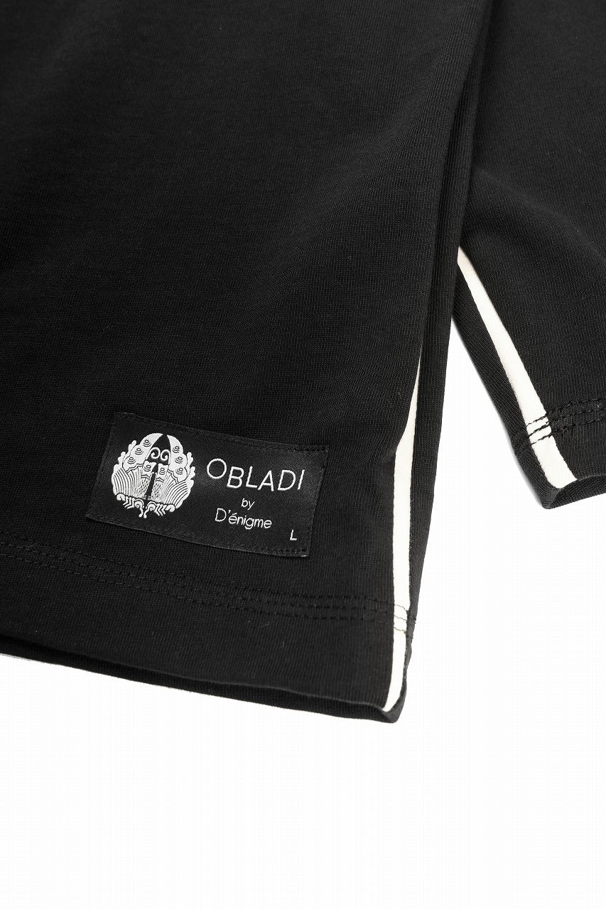 Load image into Gallery viewer, OBLADI REVERSIBLE LONG SLEEVE T SHIRT (BLACK)