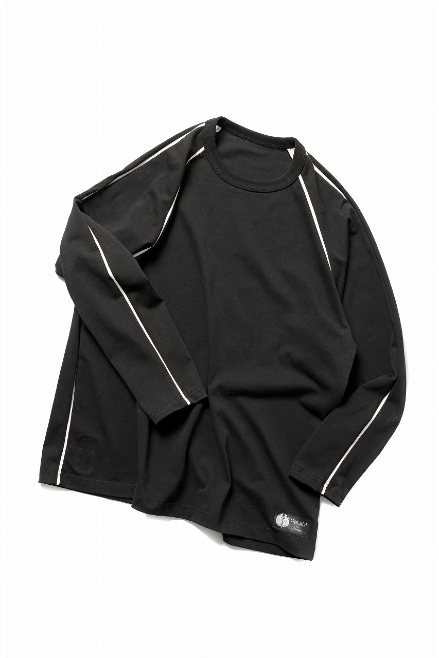 Load image into Gallery viewer, OBLADI REVERSIBLE LONG SLEEVE T SHIRT (BLACK)