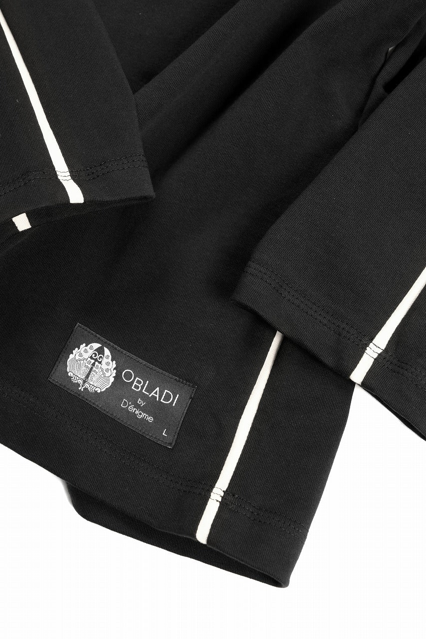 Load image into Gallery viewer, OBLADI REVERSIBLE LONG SLEEVE T SHIRT (BLACK)