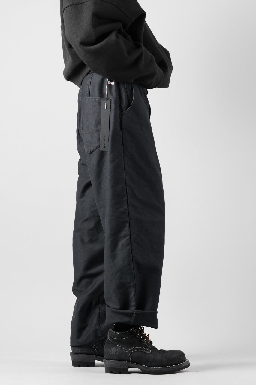 Load image into Gallery viewer, KLASICA BEAUFORT 5 PKT WORKERS TROUSERS / SURPHER DYED MOLE SKIN (DEEP SEA)