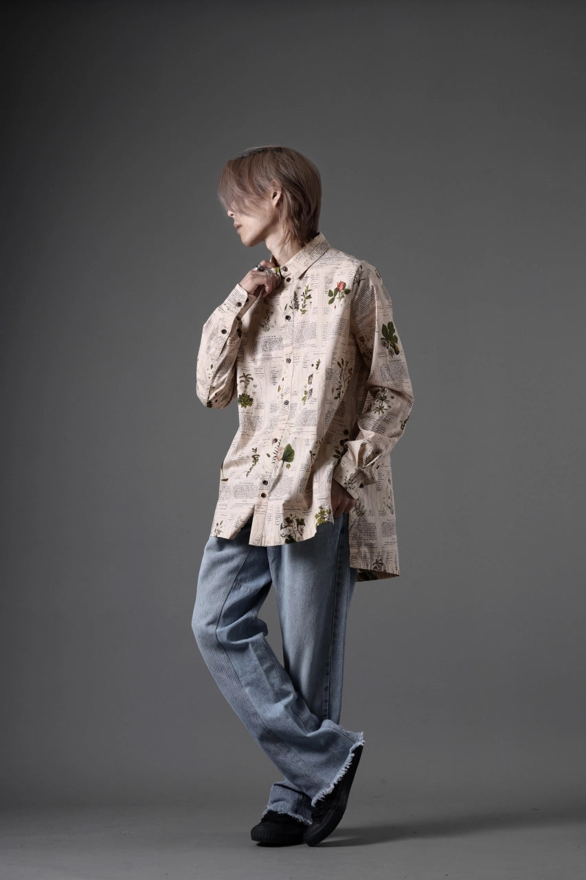 Aleksandr Manamis SLIT DETAIL WINTER HERBARIUM SHIRT (WINTER)