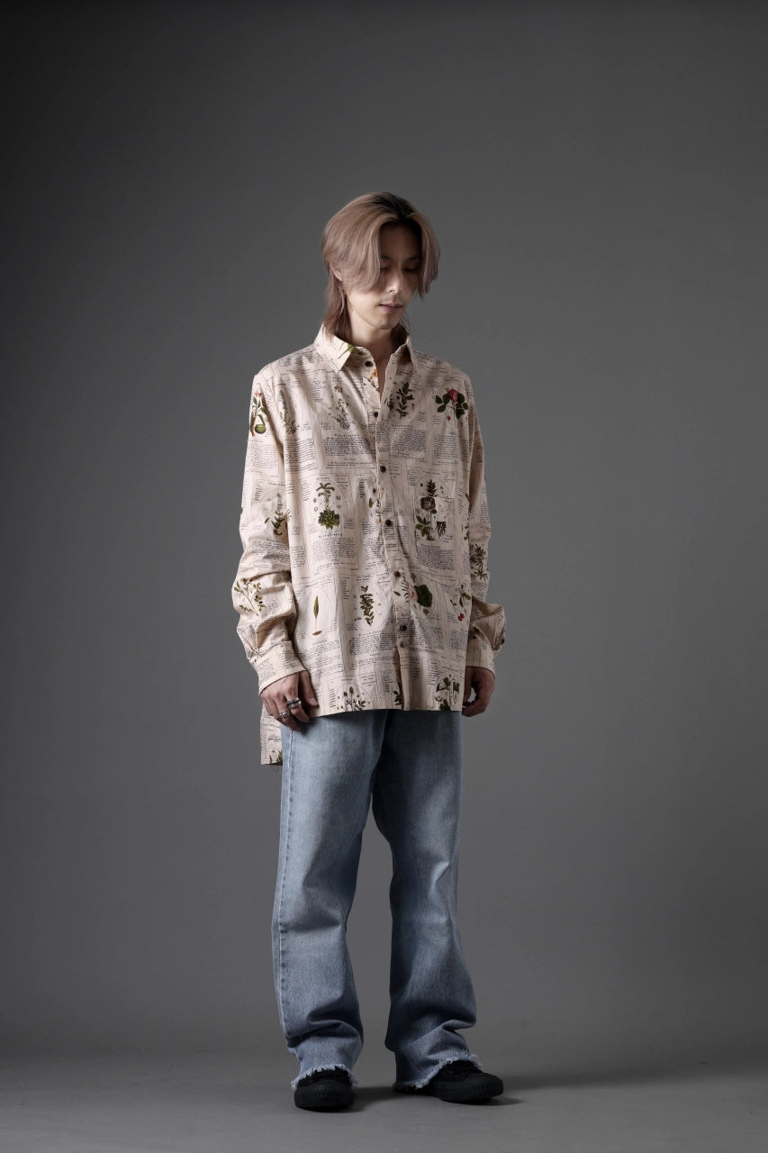 Aleksandr Manamis SLIT DETAIL WINTER HERBARIUM SHIRT (WINTER)