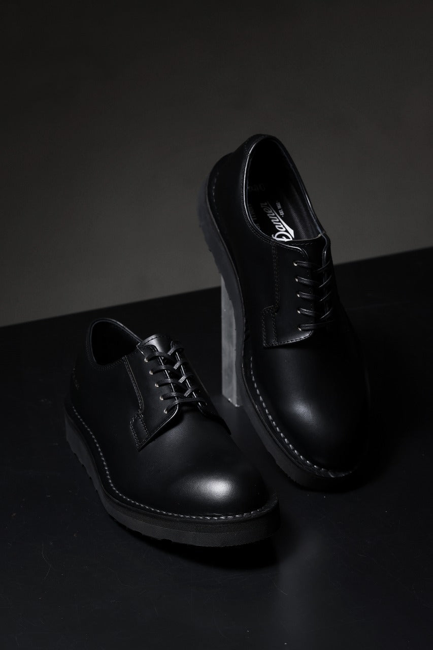 Y's × Danner POSTMAN SHOES / FULL GRAIN SMOTH (BLACK)