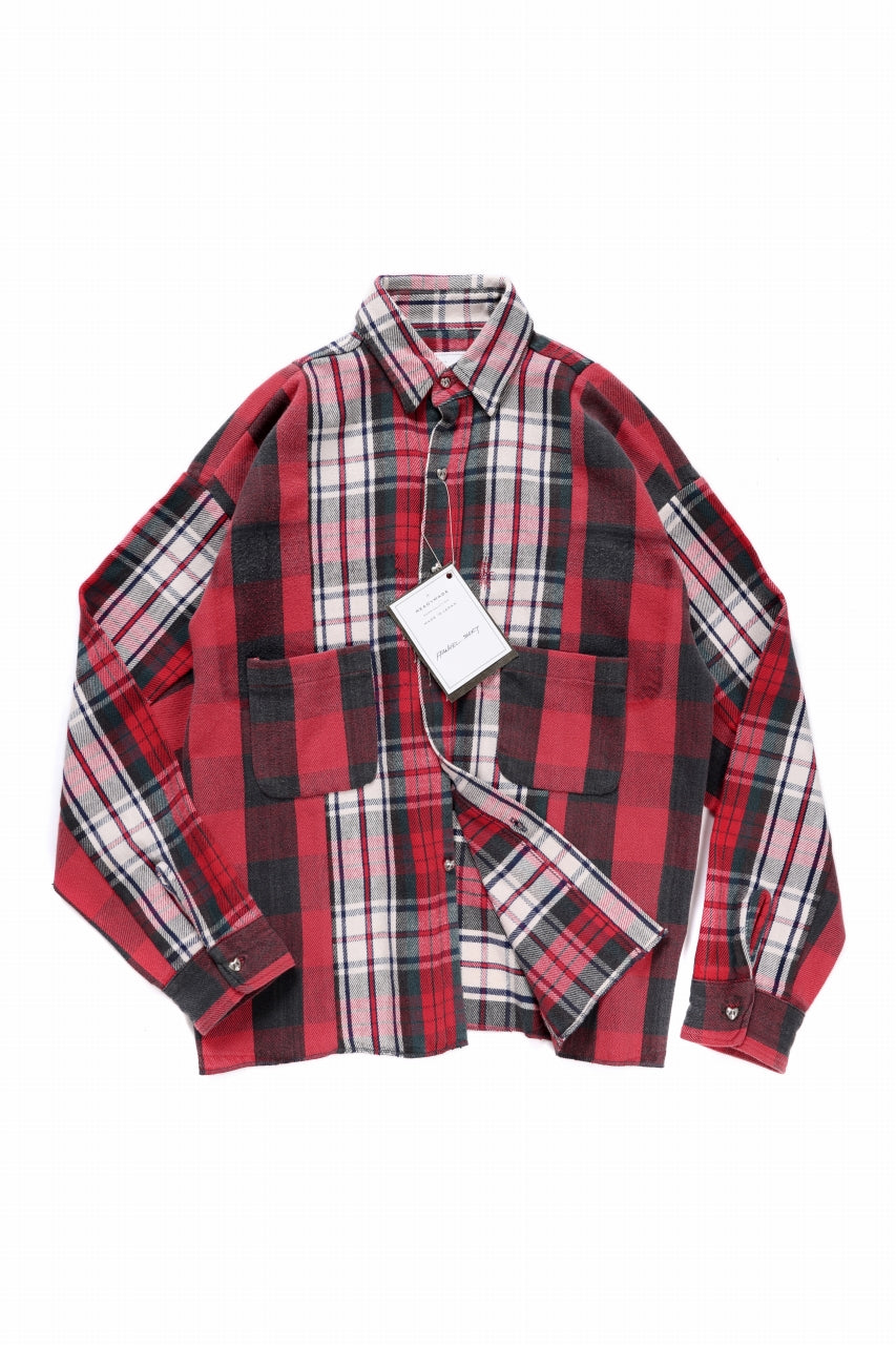 【OFF】レディーメイドREADYMADEバンダナバーンコートシャツペイズ READYMADE BANDANA BASEBALL SHIRT (RED ASORT #B) - レディ