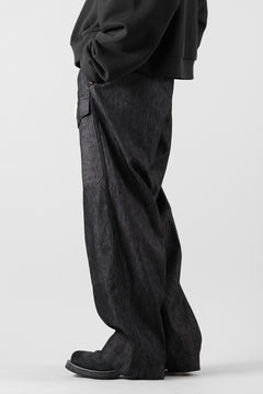 Load image into Gallery viewer, sus-sous trousers MK-1 / 11.5oz supima silket denim (BLACK)
