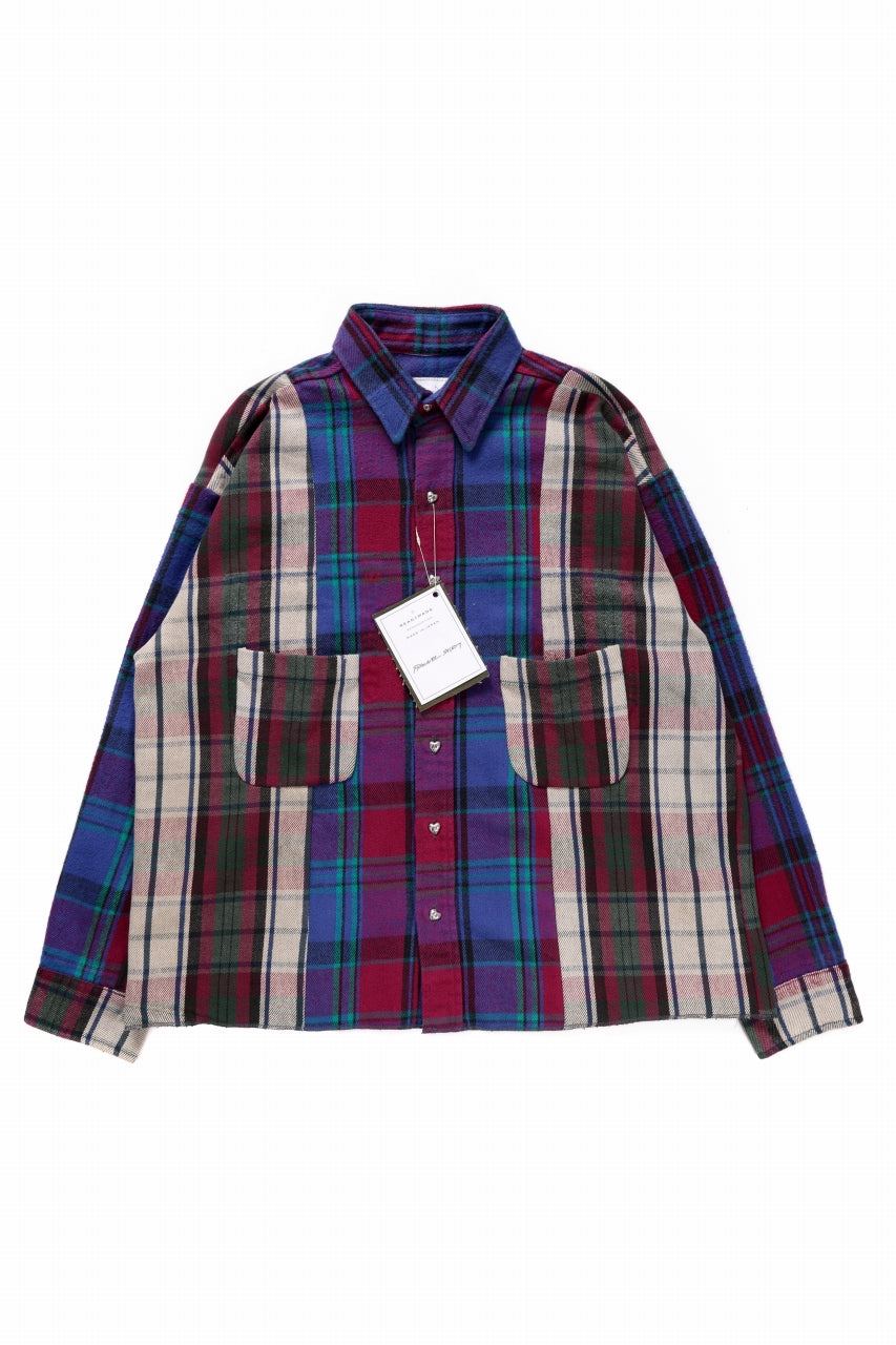 READYMADE FRANNEL SHIRT WITH SILVER BUTTON (ASSORT #B) – LOOM OSAKA