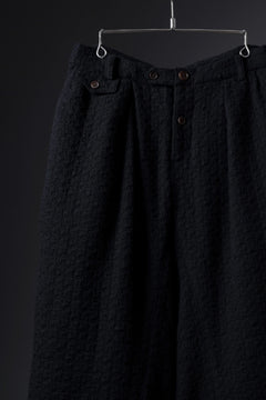 Load image into Gallery viewer, Aleksandr Manamis exclusive WOOLEN POCKET WIDE PANT (BLACK)