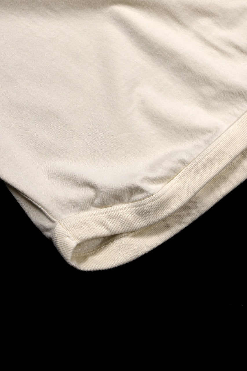 FULLCOUNT FLAT SEAM HEAVY WEIGHT T SHIRT / ORIGINAL 30/2 TIGHT TENSION JERSEY (ECRU)
