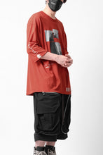 画像をギャラリービューアに読み込む, A.F ARTEFACT THICK-COLLAR BASIC L/S T-SHIRT / TYPE B PRINT (ORANGE)