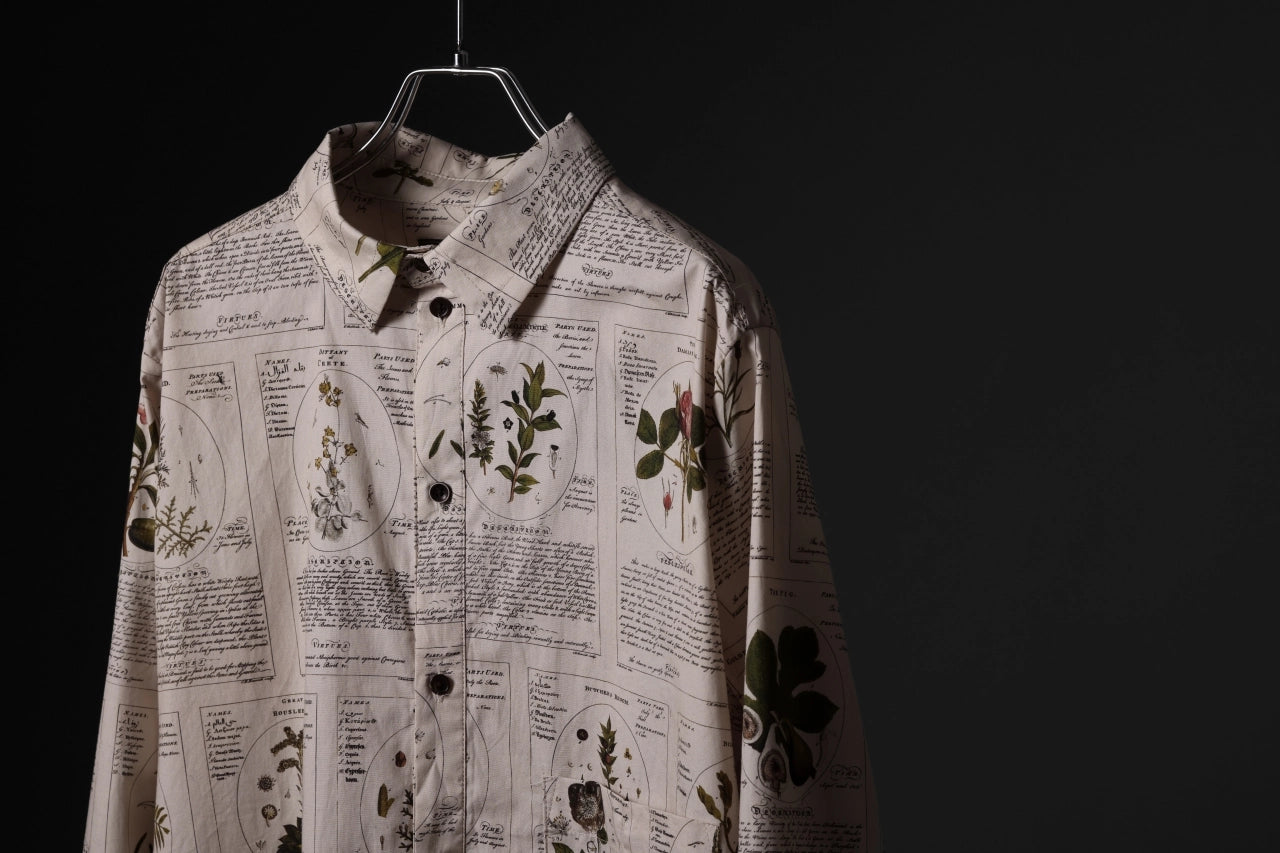 Aleksandr Manamis SLIT DETAIL WINTER HERBARIUM SHIRT (WINTER)