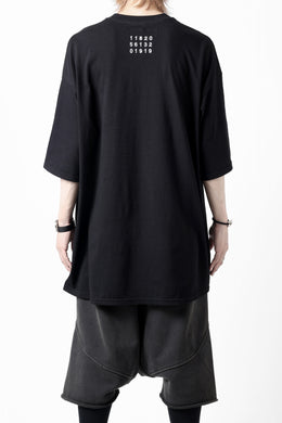 A.F ARTEFACT SHORT SLEEVE TEE / EMBROIDARY (BLACK)