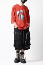 画像をギャラリービューアに読み込む, A.F ARTEFACT THICK-COLLAR BASIC L/S T-SHIRT / TYPE B PRINT (ORANGE)