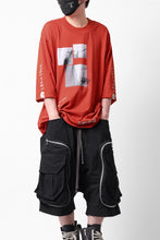 画像をギャラリービューアに読み込む, A.F ARTEFACT THICK-COLLAR BASIC L/S T-SHIRT / TYPE B PRINT (ORANGE)