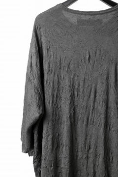 画像をギャラリービューアに読み込む, A.F ARTEFACT OVERSIZE LAYERED S/S TEE / GAUZE WASHER JERSEY (GREY)