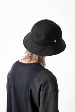 Load image into Gallery viewer, Y-3 Yohji Yamamoto ROUND BUCKET HAT (BLACK)