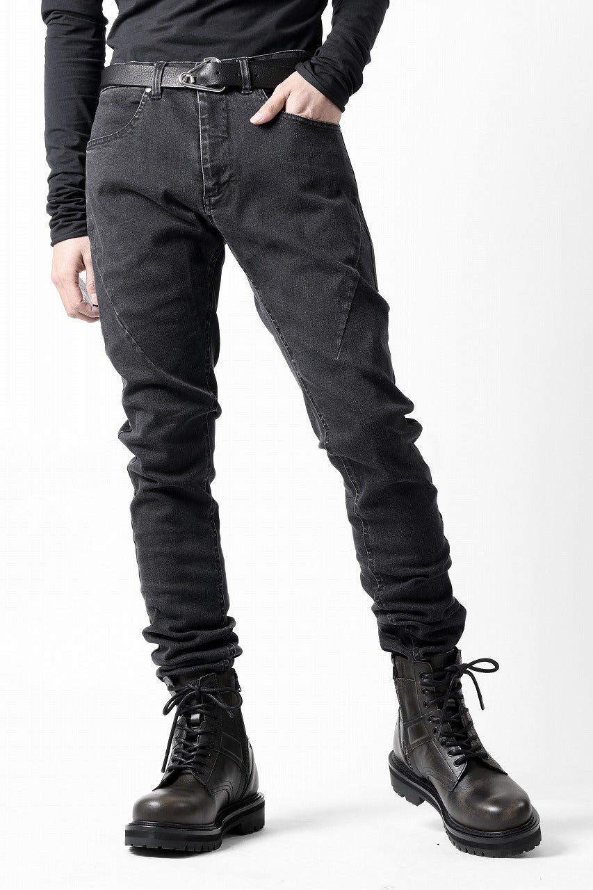 画像をギャラリービューアに読み込む, A.F ARTEFACT RELAXED SKINNY DENIM PANTS (BLACK)