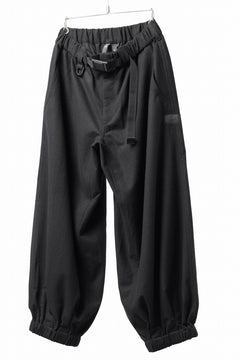 Load image into Gallery viewer, Y-3 Yohji Yamamoto WOOL FLANNEL WIDE CARGO PANTS (BLACK)