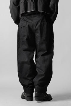 画像をギャラリービューアに読み込む, LASTMAN DENIM MECHANIC PANTS (BLACK)