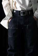 Load image into Gallery viewer, FULLCOUNT 1246W Bush Pants / 13.7oz Zimbabwe Selvedge Denim (INDIGO BLUE / ONE WASHED)