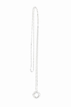 画像をギャラリービューアに読み込む, m.a+ medium + globe necklace with silver chain / AD31/AG (SILVER)