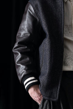 Load image into Gallery viewer, BROWN'S BEACH PHARAOH JACKET (NAVY BLUE×DARK BROWN)