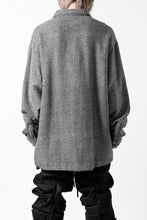 画像をギャラリービューアに読み込む, A.F ARTEFACT TWEED COVERALL SHIRT (BLACK x WHITE)