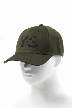 画像をギャラリービューアに読み込む, Y-3 Yohji Yamamoto LOGO CAP (DARK GREEN)