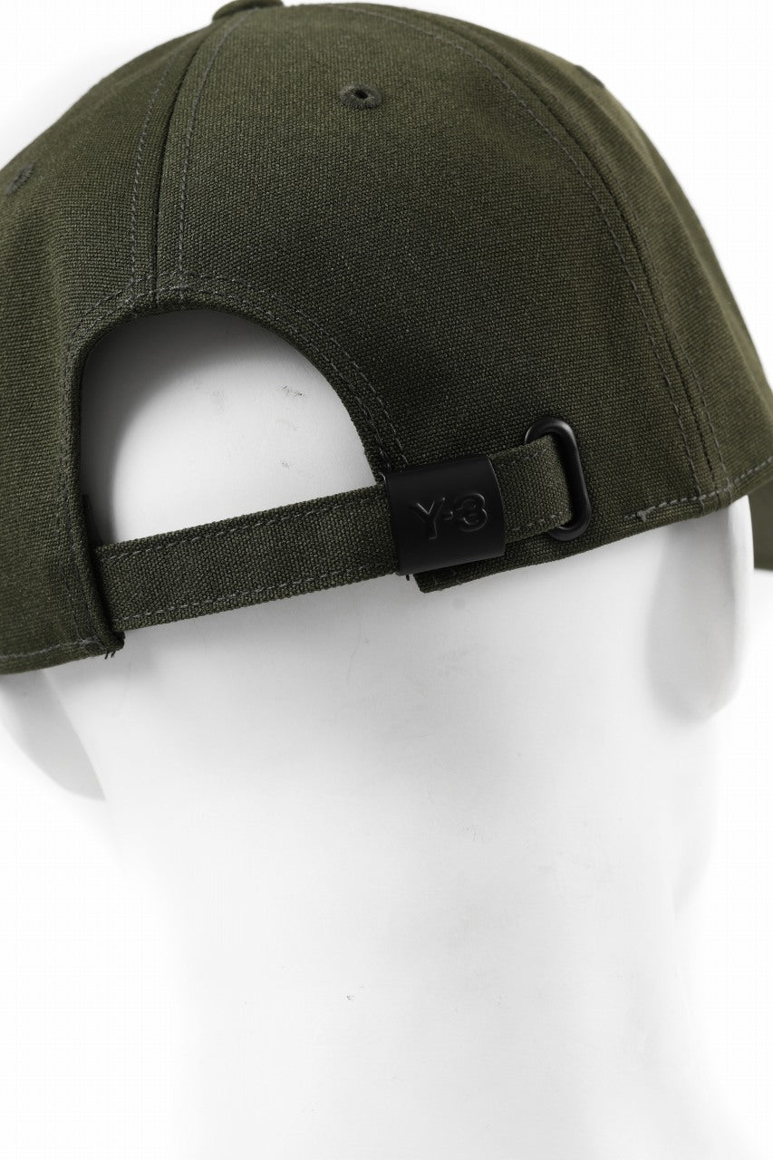 Y-3 Yohji Yamamoto LOGO CAP (DARK GREEN)