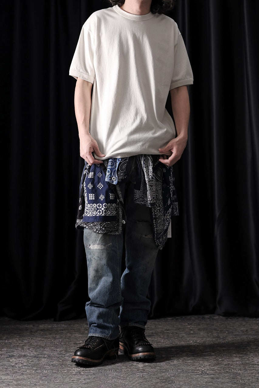 画像をギャラリービューアに読み込む, FULLCOUNT FLAT SEAM HEAVY WEIGHT T SHIRT / ORIGINAL 30/2 TIGHT TENSION JERSEY (ECRU)