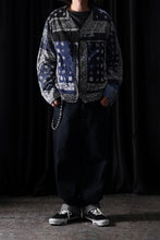 画像をギャラリービューアに読み込む, CHANGES REMAKE VINTAGE BANDANA ENGINNER JACKET (BLACK / NAVY)