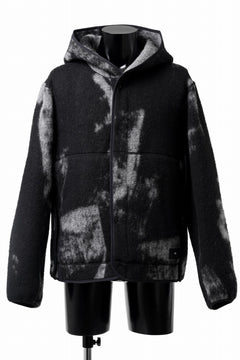 画像をギャラリービューアに読み込む, Y-3 Yohji Yamamoto FUZZY FLEECE HOODED JACKET (BLACK + MULTI)