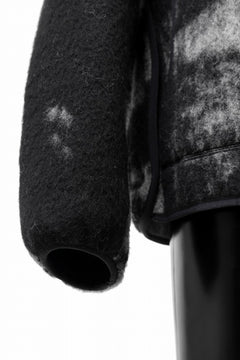 画像をギャラリービューアに読み込む, Y-3 Yohji Yamamoto FUZZY FLEECE HOODED JACKET (BLACK + MULTI)