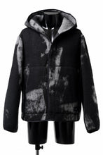 画像をギャラリービューアに読み込む, Y-3 Yohji Yamamoto FUZZY FLEECE HOODED JACKET (BLACK + MULTI)