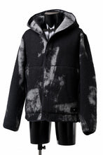 画像をギャラリービューアに読み込む, Y-3 Yohji Yamamoto FUZZY FLEECE HOODED JACKET (BLACK + MULTI)