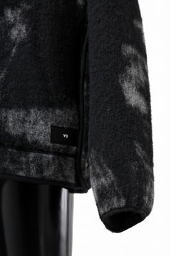 画像をギャラリービューアに読み込む, Y-3 Yohji Yamamoto FUZZY FLEECE HOODED JACKET (BLACK + MULTI)