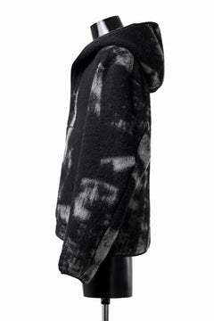 画像をギャラリービューアに読み込む, Y-3 Yohji Yamamoto FUZZY FLEECE HOODED JACKET (BLACK + MULTI)