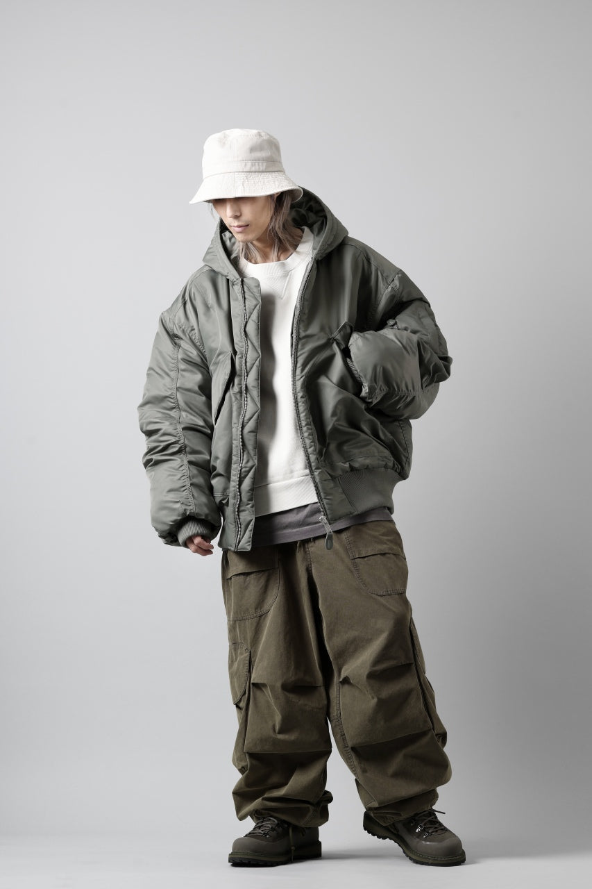 entire studios FREIGHT CARGO PANTS / COTTON CANVAS (PINE)