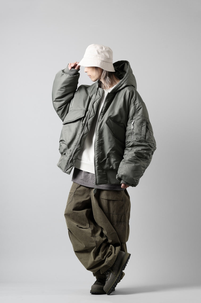 entire studios FREIGHT CARGO PANTS / COTTON CANVAS (PINE)