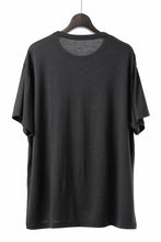 画像をギャラリービューアに読み込む, CAPERTICA REGULAR FIT S/S TEE / SUPER 140s WASHABLE WOOL DC JERSEY (DARKNESS)