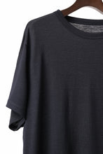 画像をギャラリービューアに読み込む, CAPERTICA REGULAR FIT S/S TEE / SUPER 140s WASHABLE WOOL DC JERSEY (MIDNIGHT)