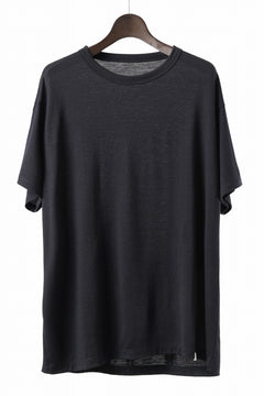 画像をギャラリービューアに読み込む, CAPERTICA REGULAR FIT S/S TEE / SUPER 140s WASHABLE WOOL DC JERSEY (MIDNIGHT)