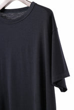 画像をギャラリービューアに読み込む, CAPERTICA REGULAR FIT S/S TEE / SUPER 140s WASHABLE WOOL DC JERSEY (MIDNIGHT)