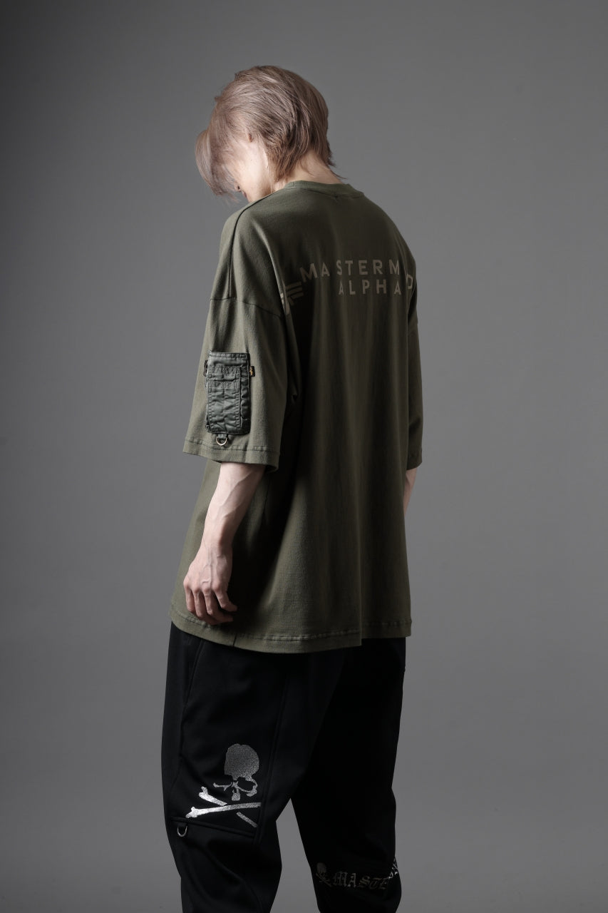 MASTERMIND WORLD x ALPHA INDUSTRIES CIGER POCKET TEE (OLIVE)