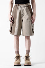 画像をギャラリービューアに読み込む, Feng Chen Wang PATCHWORK SHORTS (KHAKI/BROWN)