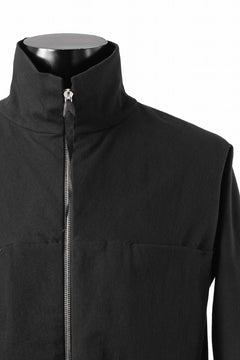 Load image into Gallery viewer, m.a+ zipped tall collar shirt jacket / H252DZ/CCE (BLACK)