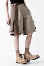 画像をギャラリービューアに読み込む, Feng Chen Wang PATCHWORK SHORTS (KHAKI/BROWN)