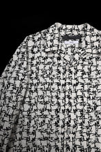 画像をギャラリービューアに読み込む, Y&#39;s for men x MASSES OPEN COLLAR SHIRT / MA ALL OVER PIGMENT PRINT (WHITE)
