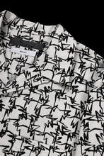 画像をギャラリービューアに読み込む, Y&#39;s for men x MASSES OPEN COLLAR SHIRT / MA ALL OVER PIGMENT PRINT (WHITE)