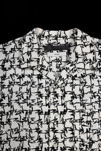 画像をギャラリービューアに読み込む, Y&#39;s for men x MASSES OPEN COLLAR SHIRT / MA ALL OVER PIGMENT PRINT (WHITE)