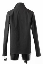 Load image into Gallery viewer, m.a+ zipped tall collar shirt jacket / H252DZ/CCE (BLACK)